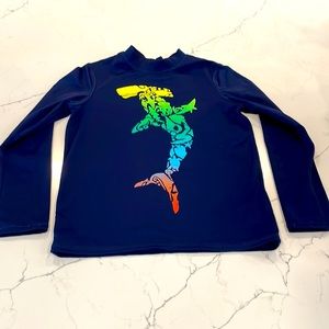 EUC Boys Lands End LS Swim Top